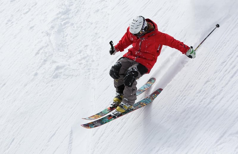 Skiing in Winter